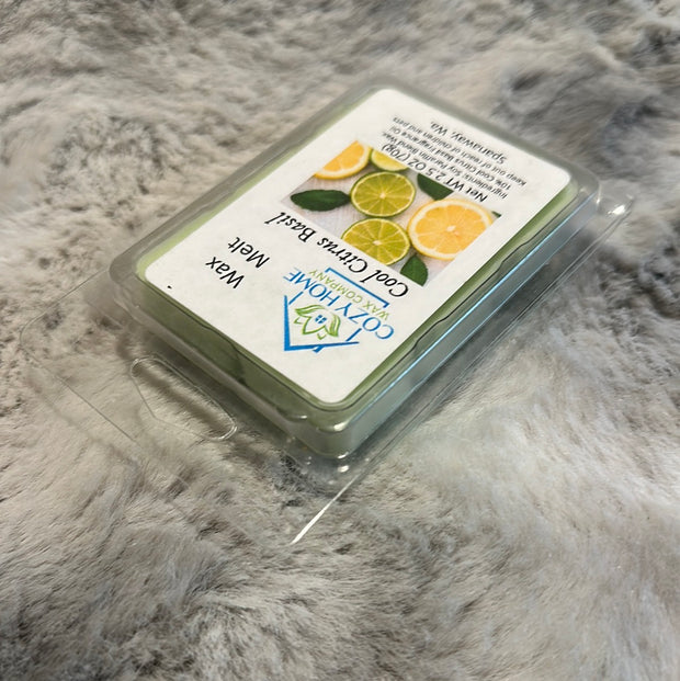 Cool Citrus Basil Wax Melt 2.5oz