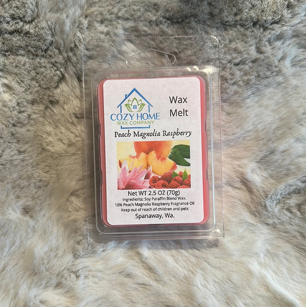 Peach Magnolia Raspberry Wax Melt 2.5oz