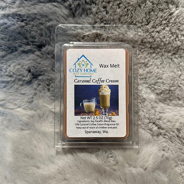 Caramel Coffee Cream 2.5oz Wax Melt