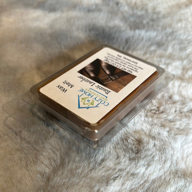Rustic Leather Wax Melt 2.5oz