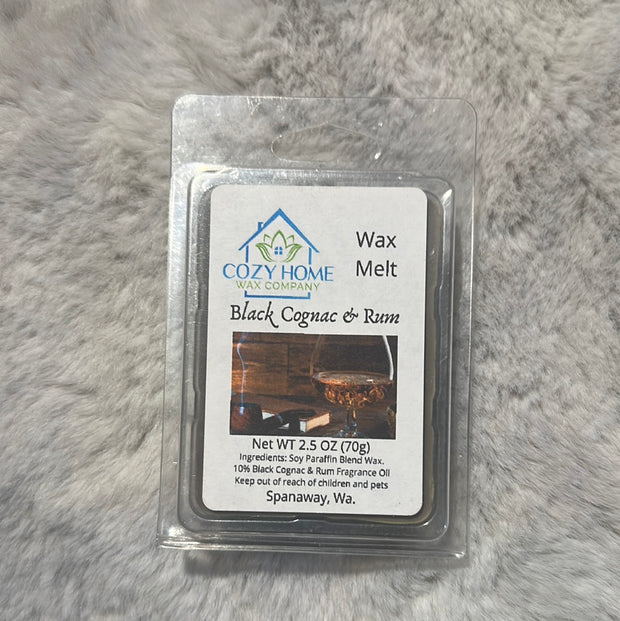 Black Cognac & Rum Wax Melt 2.5oz