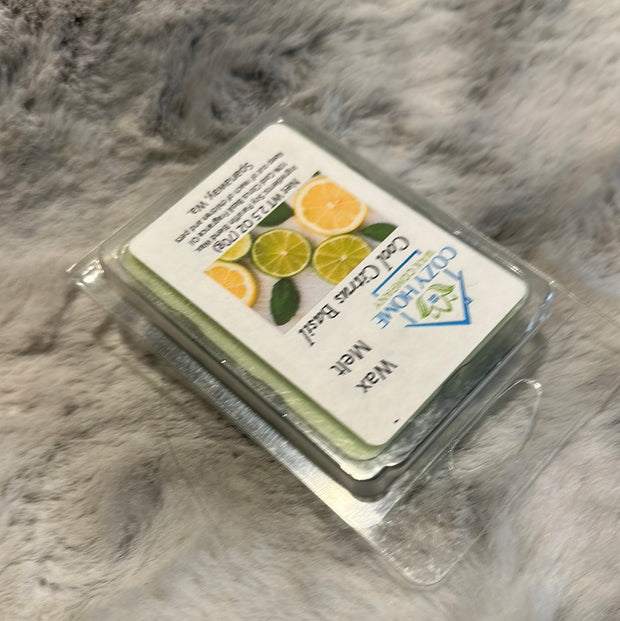 Cool Citrus Basil Wax Melt 2.5oz