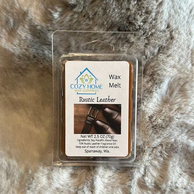 Rustic Leather Wax Melt 2.5oz