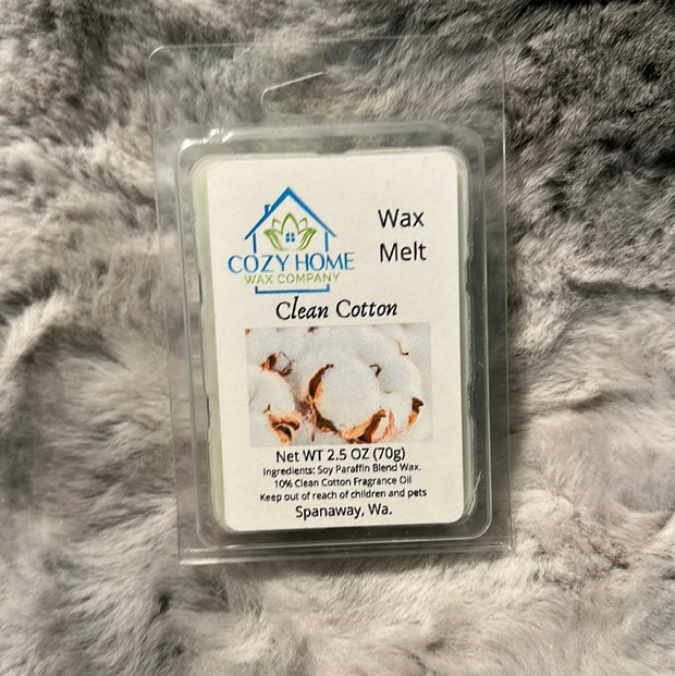 Clean Cotton 2.5oz Wax Melt