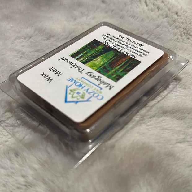 Mahogany Teakwood Wax Melt 2.5 oz
