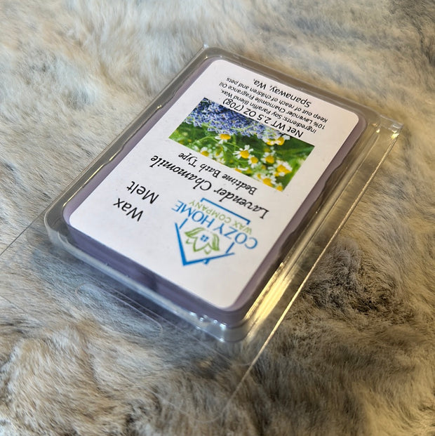 Lavender Chamomile Bedtime Bath Type 2.5 oz Wax Melt