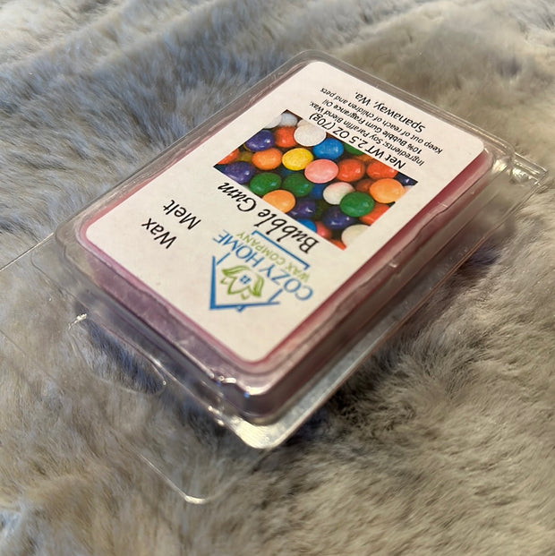 Bubble Gum 2.5oz Wax Melt