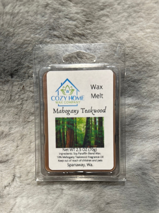Mahogany Teakwood Wax Melt 2.5 oz