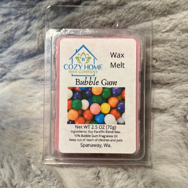 Bubble Gum 2.5oz Wax Melt