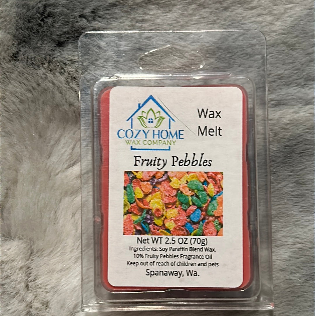 Fruity Pebbles Wax Melt 2.5 oz – Cozy Home Wax Company