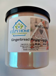 Gingerbread House Candle 8oz